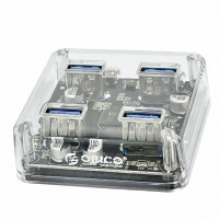 USB-хаб Orico MH4U-U3 4xUSB3.0 серый