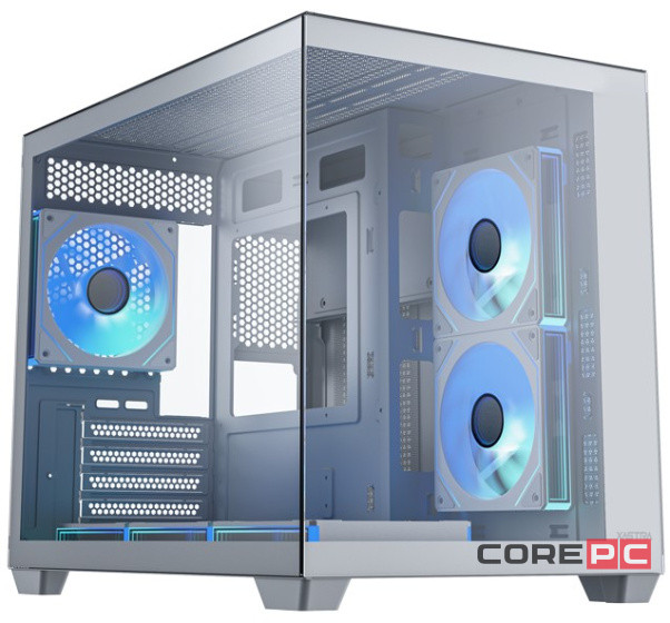 Компьютерный корпус XASTRA QW500M 6ARGB-C10-UC White (QW500M-6FM12A-C10-UC-WH)