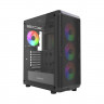 Компьютерный корпус Powercase Mistral EA22 TG FRGB Black (CMAEA22-L4)
