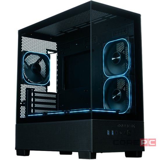 Компьютерный корпус XASTRA Q500M 6ARGB-FG-C10-UC ARGB Black (Q500M-6FG12A-C10-UC)