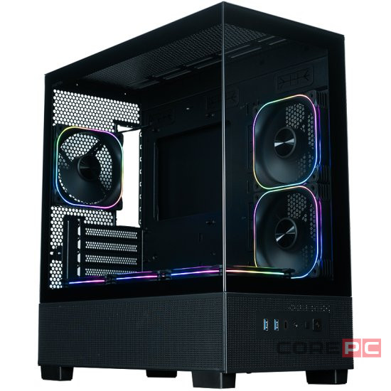 Компьютерный корпус XASTRA Q500M 6ARGB-FG-C10-UC ARGB Black (Q500M-6FG12A-C10-UC)