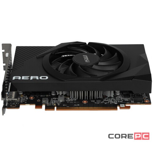 Видеокарта MSI (RX 6400 AERO ITX 4G) Radeon RX 6400 4GB AERO ITX