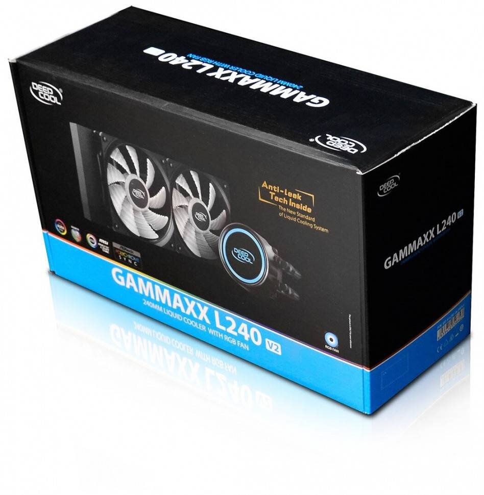 Система жидкостного охлаждения для процессора Deepcool GAMMAXX L240 V2 RGB DP-H12RF-GL240V2