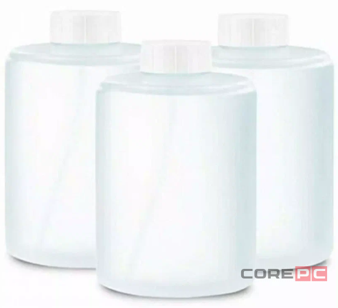 Сменные блоки жидкого мыла для дозатора Xiaomi Mijia AutomaticFoam Soap Dispenser 3шт белые
