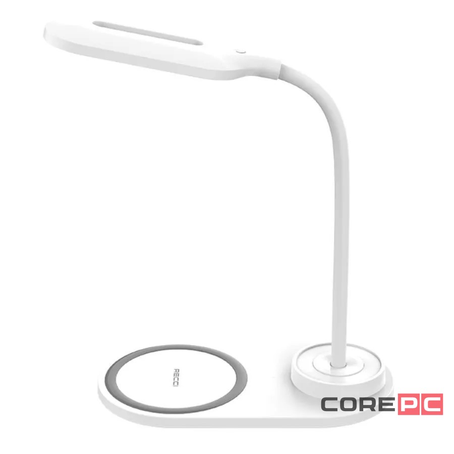 Беспроводное зарядное устройство + лампа Recci RLS-L08 10W белое