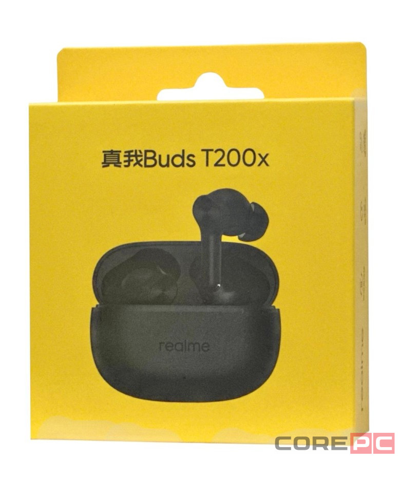 Беспроводные наушники TWS Realme Buds T200X (RMA2415-A) черные