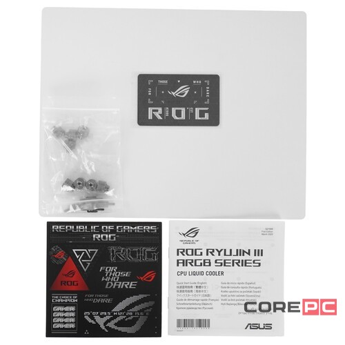 Система жидкостного охлаждения для процессора ASUS ROG RYUJIN III 240 ARGB White (90RC00K2-M0UAY0)