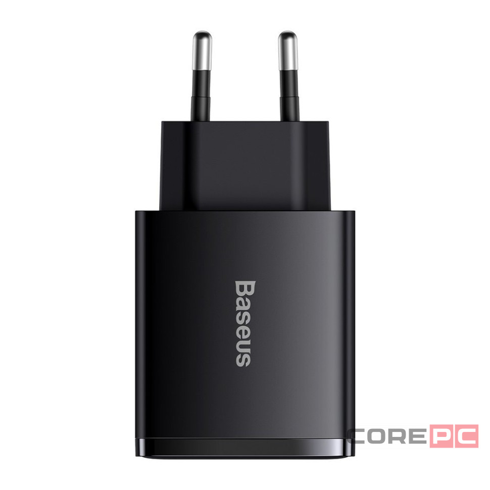 Сетевое зар. устр. Baseus Super Si Quick Charger 2USB/1C 30W EU CCXJ-E01 черное