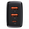 Сетевое зар. устр. Baseus Super Si Quick Charger 2USB/1C 30W EU CCXJ-E01 черное