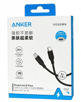 Usb Кабель-зарядка Type-C на Type-C Anker (A8553P12) 1.8м черный