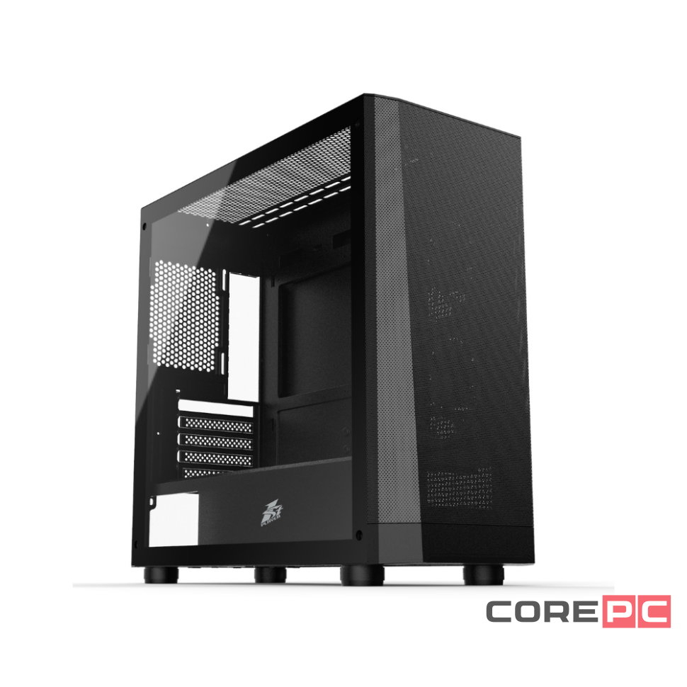 Компьютерный корпус 1STPLAYER FD5-M ARGB Black ARGB (FD5-M-BK-4F2(AP))