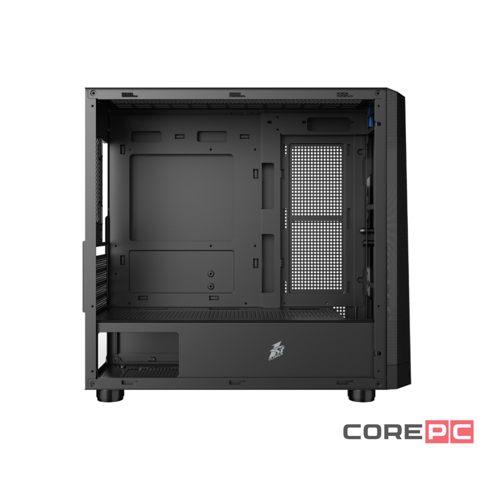 Компьютерный корпус 1STPLAYER FD5-M ARGB Black ARGB (FD5-M-BK-4F2(AP))