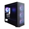 Компьютерный корпус 1STPLAYER FD5-M ARGB Black ARGB (FD5-M-BK-4F2(AP))