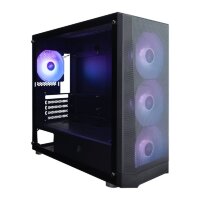 Компьютерный корпус 1STPLAYER FD5-M ARGB Black ARGB (FD5-M-BK-4F2(AP))