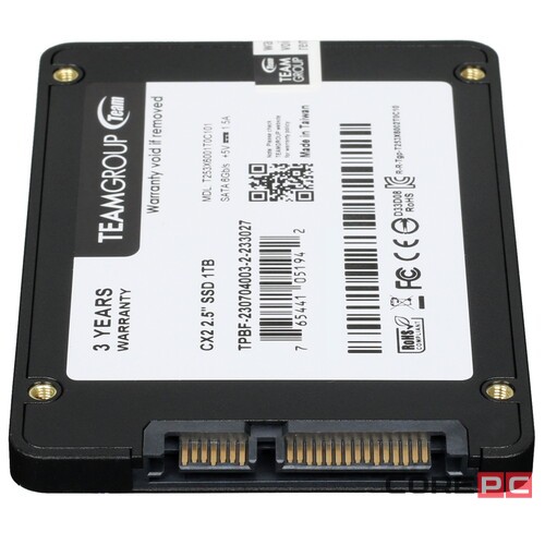 Твердотельный накопитель Team Group 1000 Gb CX2 T253X6001T0C101