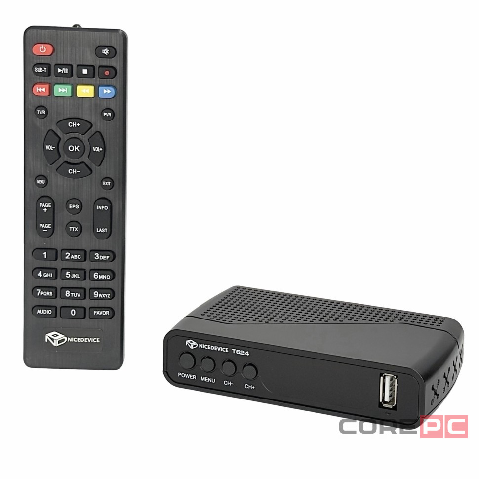 ТВ-приставка для приема цифрового телевидения NiceDevice T624
