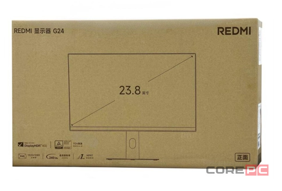 Монитор Xiaomi Redmi 23.8" G24 240HZ (A24FDA-RG) черный