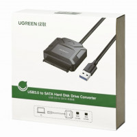 Конвертер переходник USB 3.0 в SATA для жестких дисков черный