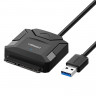 Конвертер переходник USB 3.0 в SATA для жестких дисков черный