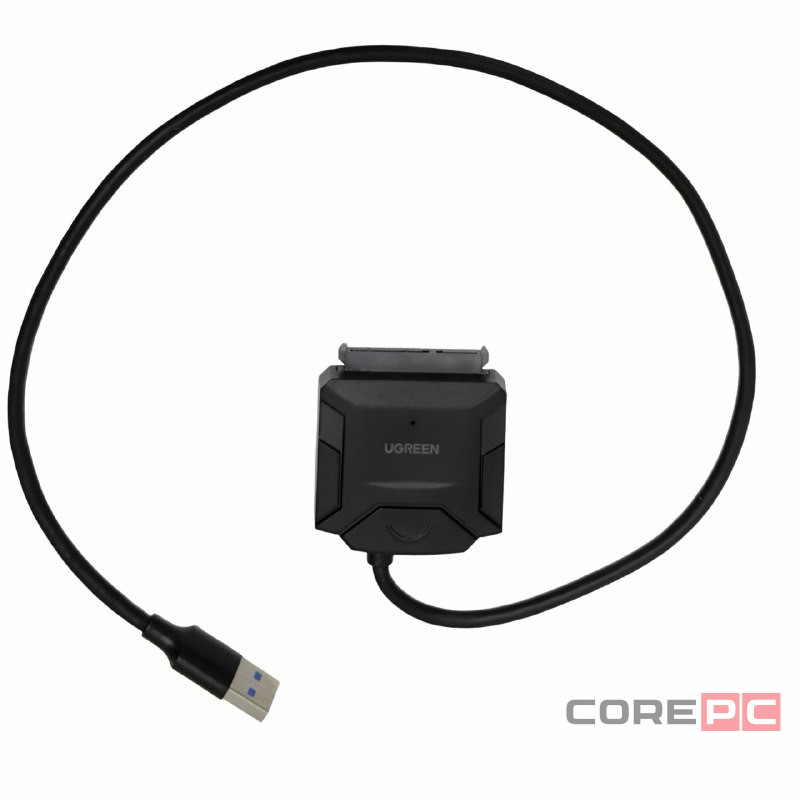 Конвертер переходник USB 3.0 в SATA для жестких дисков черный