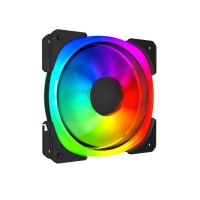 Вентилятор для корпуса Powercase ARGB Black (M21-12 ARGB) PWM Bulk