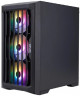 Компьютерный корпус 1STPLAYER BULLET HUNTER H2 ARGB Black (H2-BK-4F7)