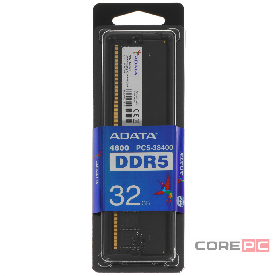 Оперативная память 32 Gb 4800 MHz ADATA XPG (AD5U480032G-S)