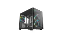 Компьютерный корпус Deepcool CG330U 3F TG aquarium ARGB Black