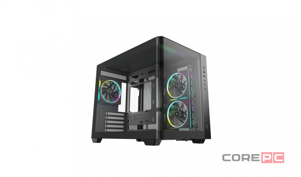 Компьютерный корпус Deepcool CG330U 3F TG aquarium ARGB Black