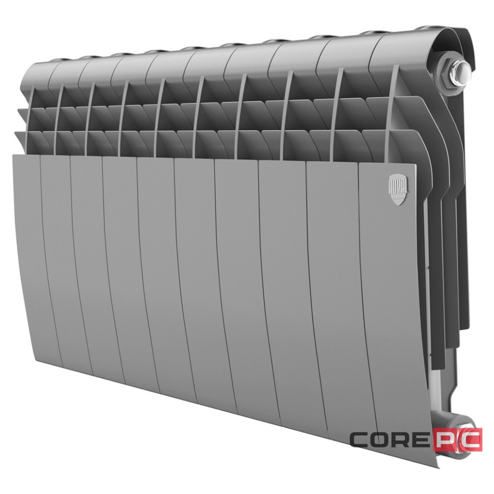 Радиатор Royal Thermo BiLiner 350 /Silver Satin - 10 секц.