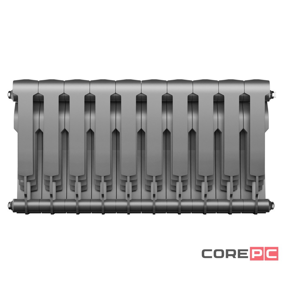 Радиатор Royal Thermo BiLiner 350 /Silver Satin - 10 секц.