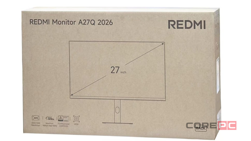Монитор Redmi Display 27" A27Q 2026 120Hz (P27QDA-RA) черный