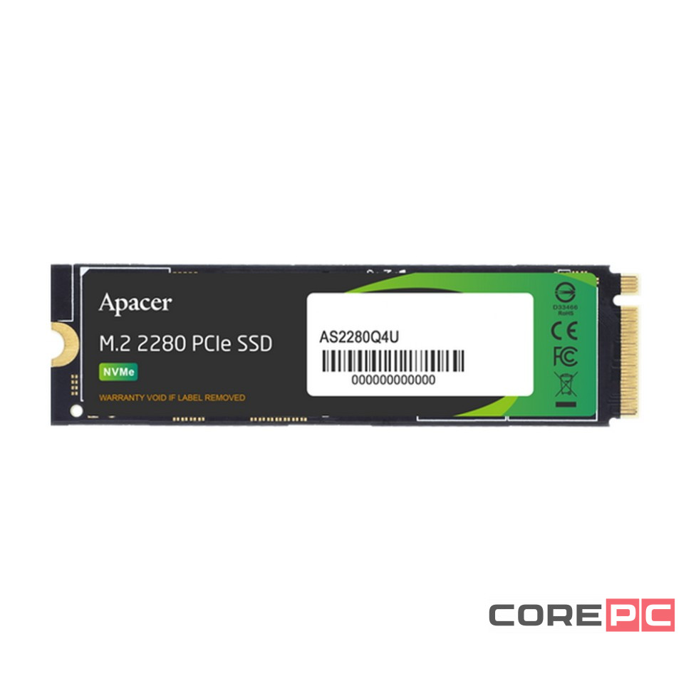 Твердотельный накопитель Apacer 512 Gb AS2280Q4U (AP512GAS2280Q4U-1)
