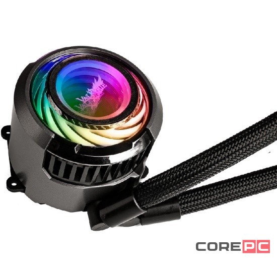 Система жидкостного охлаждения для процессора Valkyrie Jarn 240 ARGB Black (HW C240)