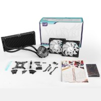 Система жидкостного охлаждения для процессора Valkyrie Jarn 240 ARGB Black (HW C240)