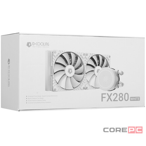 Система жидкостного охлаждения для процессора ID-COOLING FX280 WHITE