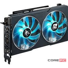 Видеокарта PowerColor (RX 7600 XT 16G-L/OC) Radeon RX 7600 XT 16GB Hellhound