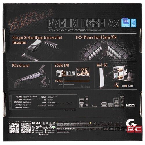 Материнская плата Gigabyte B760M DS3H AX