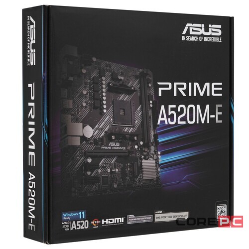 Материнская плата ASUS PRIME A520M-E 90MB1510-M0EAY0