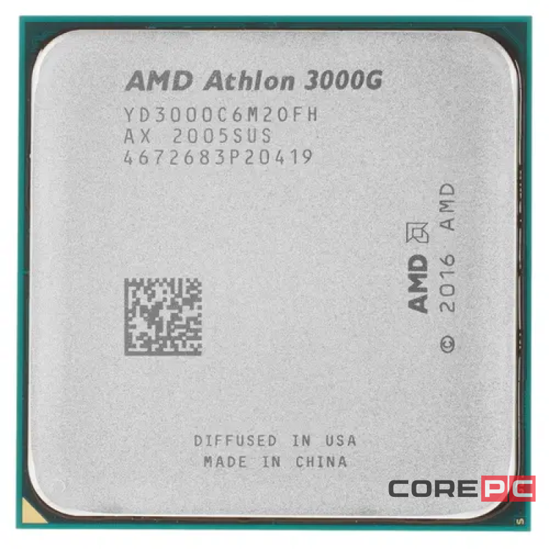 Процессор AMD Athlon 3 3000G OEM YD3000C6M2OFH