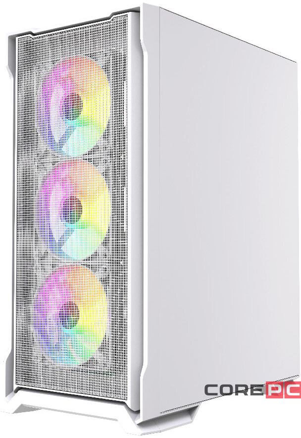 Компьютерный корпус Powercase Mistral AZ4W ARGB TG White (CMAZW-A4)