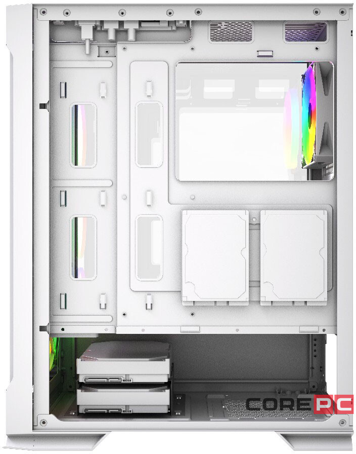Компьютерный корпус Powercase Mistral AZ4W ARGB TG White (CMAZW-A4)