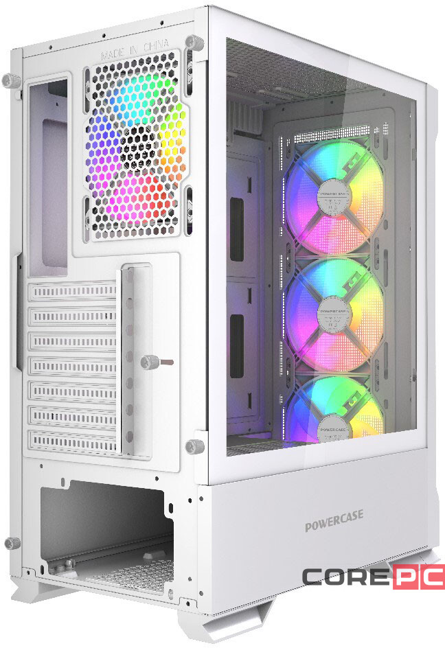 Компьютерный корпус Powercase Mistral AZ4W ARGB TG White (CMAZW-A4)