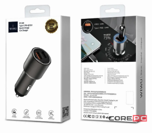 Автомобильное зарядное устройство-FM трансмиттер BT-M9 2xUSB (черный)