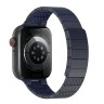 Ремешок WIWU Carbon Fiber Pattern для Apple Watch 42/44/45/49mm магнитная застежка (Wi-WB009) (синий)