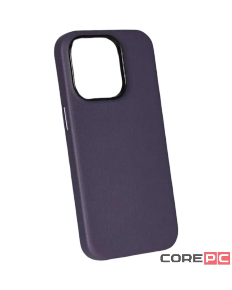 Накладка для i-Phone 15 Pro K-Doo Mag Noble кожаная фиолетовая