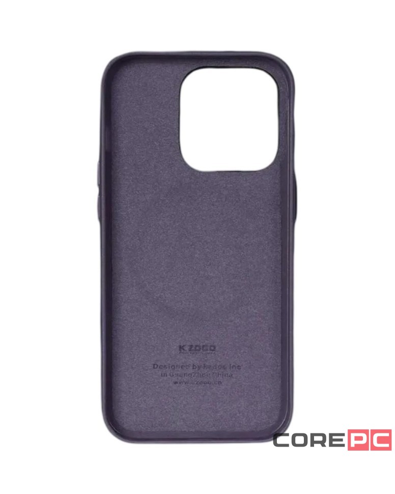 Накладка для i-Phone 15 Pro K-Doo Mag Noble кожаная фиолетовая