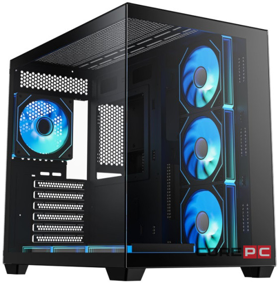 Компьютерный корпус XASTRA QW500 4ARGB-C10-UC Black (QW500-4FM12A-C10-UC)