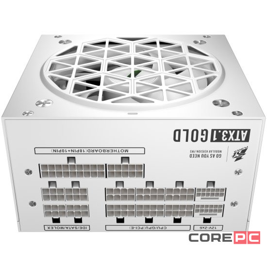 Блок питания 1STPLAYER 750W NGDP GOLD White (HA-750BA4-WH) 16 Pin (PCIe 5.0 Connector Cable Details)