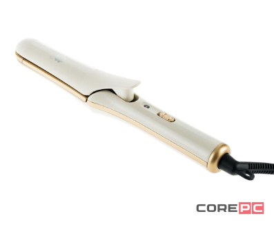 Выпрямитель для волос с насадкой гофре Galaxy (GL4502) (белый/золотой)